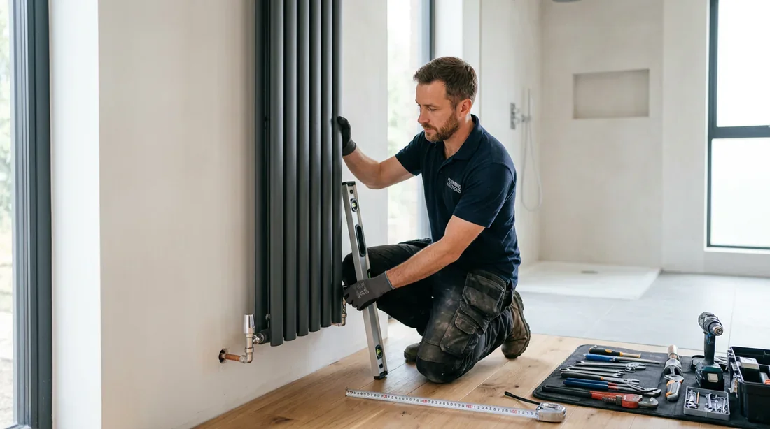 Pourquoi opter pour un raccordement par le bas sur un radiateur vertical ?